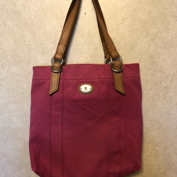 NWOT JESSE Fossil Canvas Bling Tote Bag - Picture 2 of 7